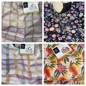 Live in Style City Tote. Beige square pattern. Aldi Find Of the Week